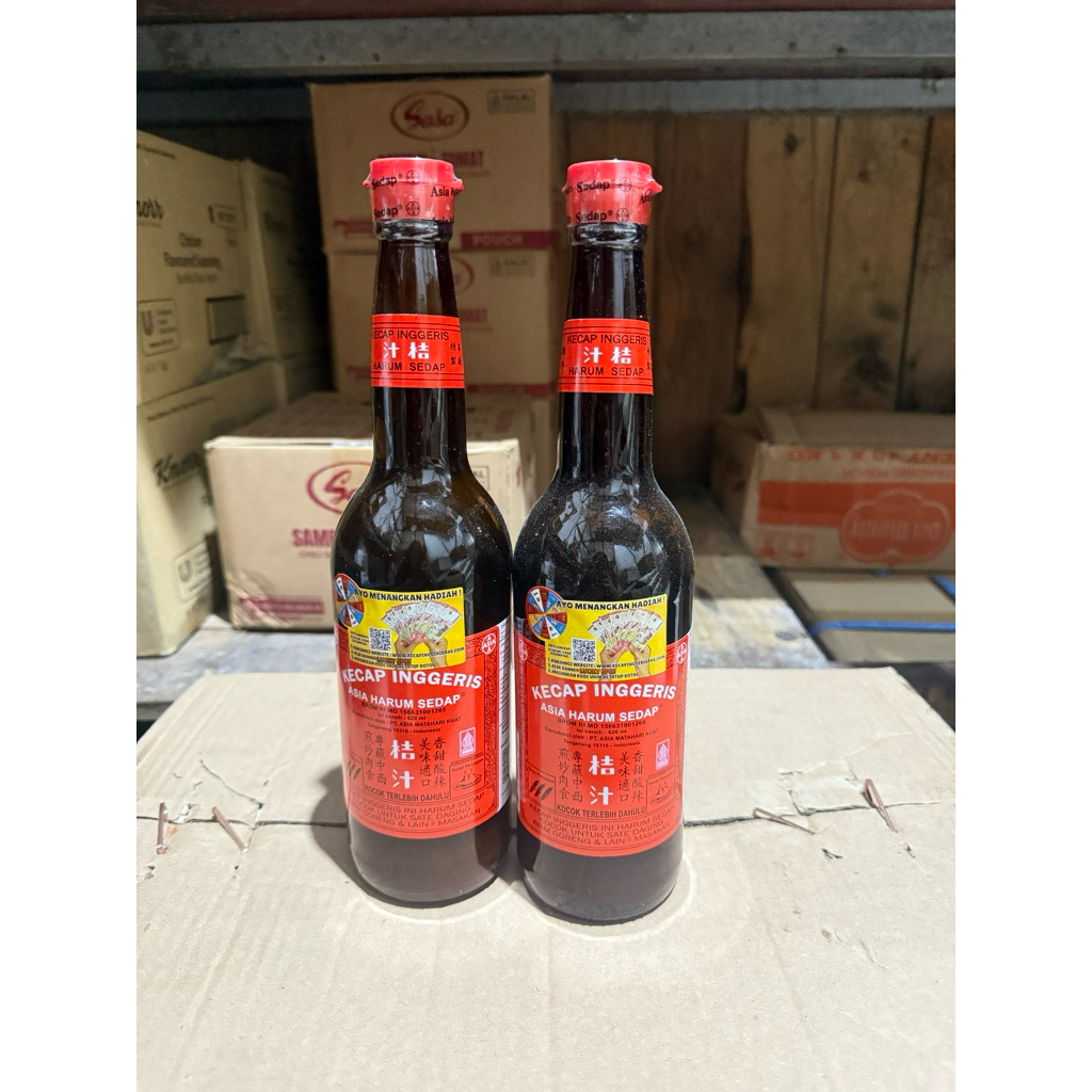 Kecap Inggris Asia Harum Sedap 620ml - Rasa Gurih Manis, Cocok untuk Sate dan Ayam Goreng