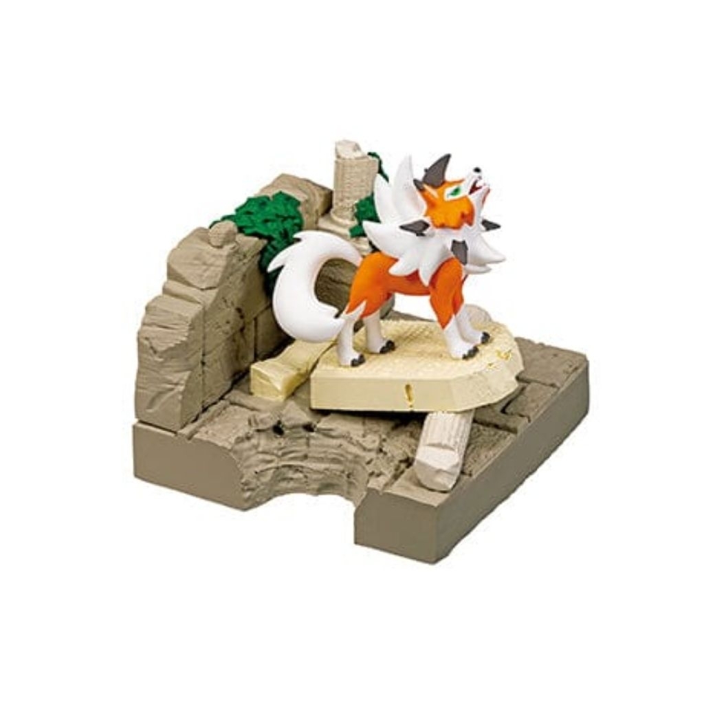 Re-ment Pokemon Castle Ruin Lycanroc
