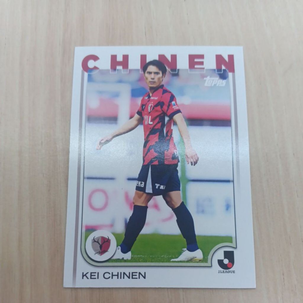 Kartu bola topps jleague tahun 2025 kashima antlers