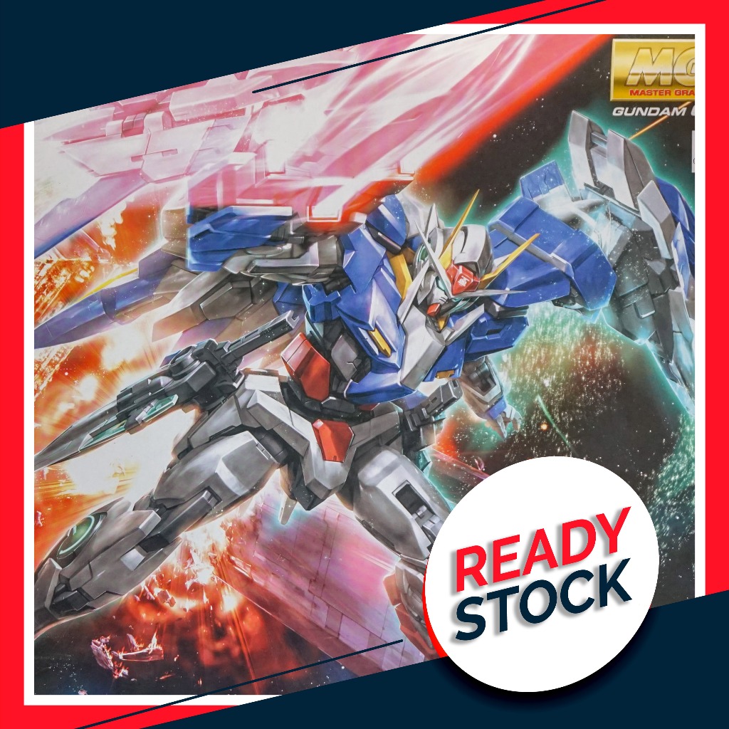 MG GN-0000+GNR-010 00 Raiser Gundam Bandai MIB