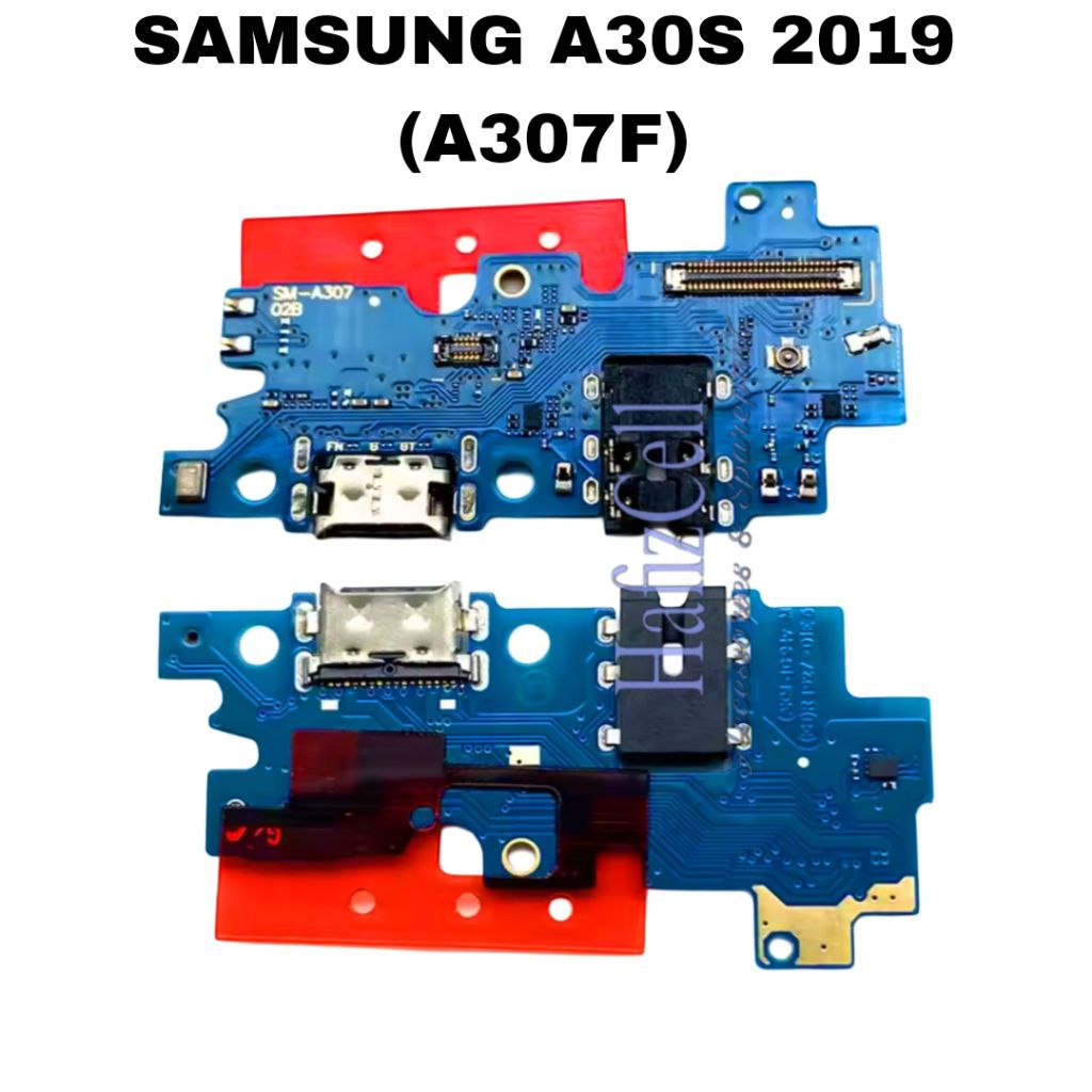PCB CAS / CONECTOR CAS / PAPAN CAS ORI HP SAMSUNG A30S 2019 (A307F)