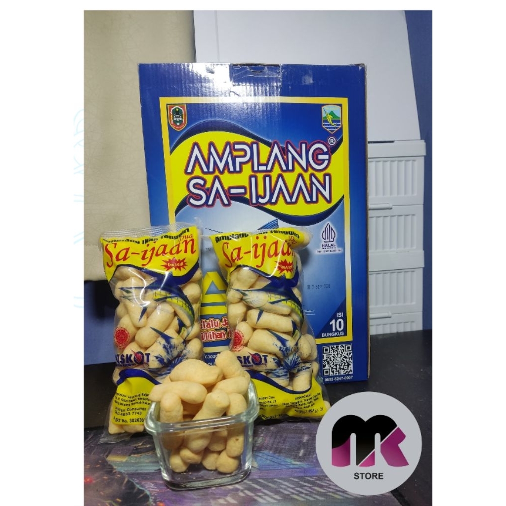 Amplang SAIJAAN Maskot Kotabaru Kalimantan Selatan AMPLANG KUKU MACAN DARI IKAN TENGIRI OLEH - OLEH 