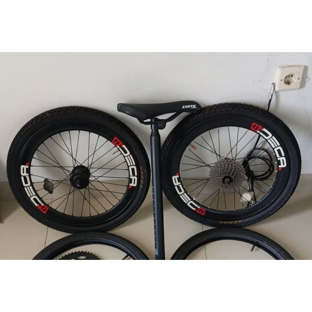 wheelset roda sepeda lipat atau federal 20 inch