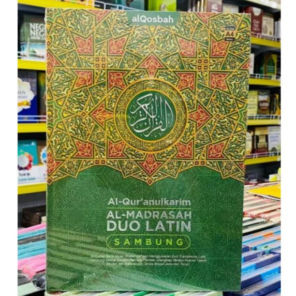 Al Qur'an Madrasah Duo Latin a5 & A4 Premium Hard Cover