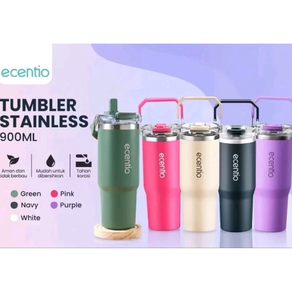 ECENTIO Tumbler 900ml Stainless steel
