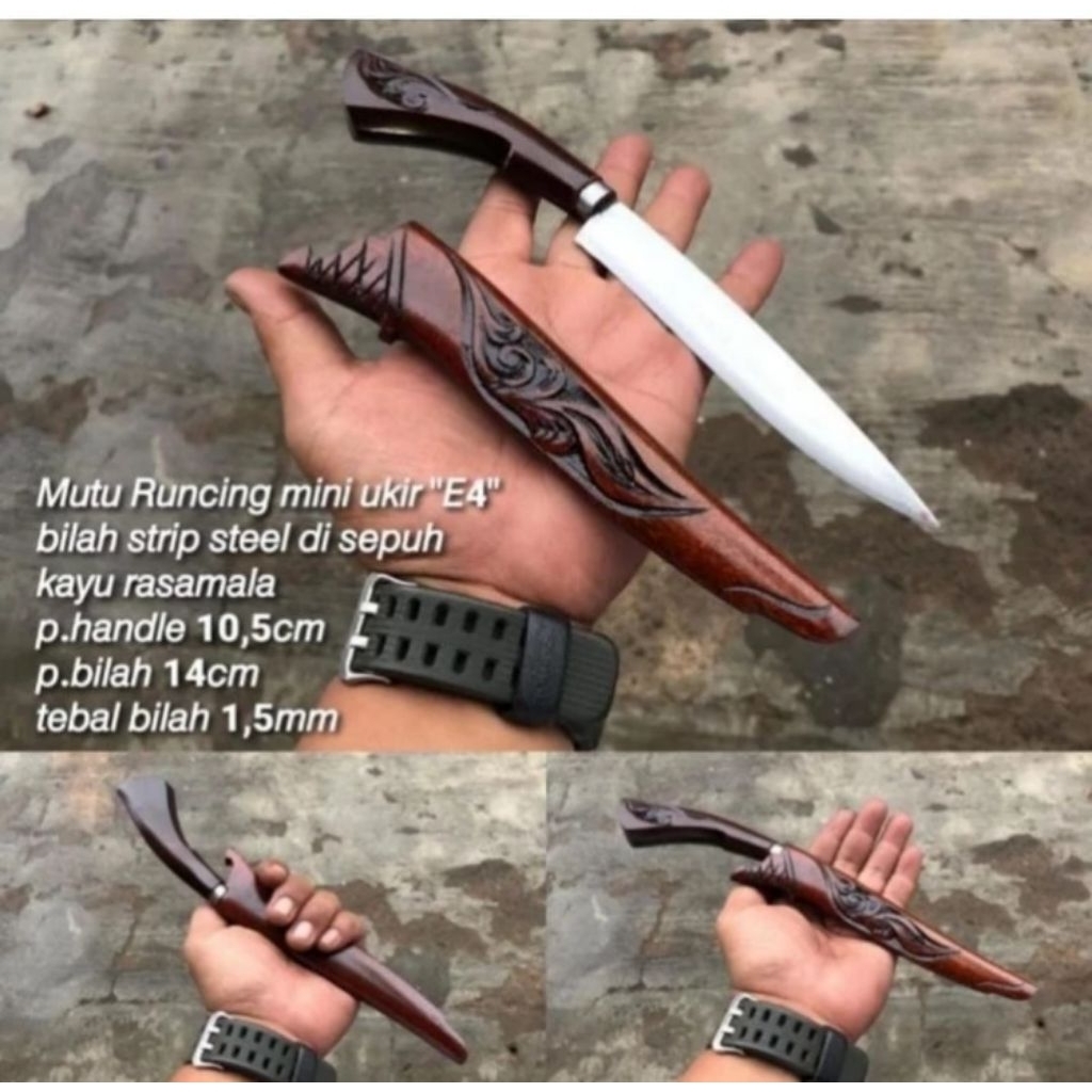 pisau dapur Pisau badik mini