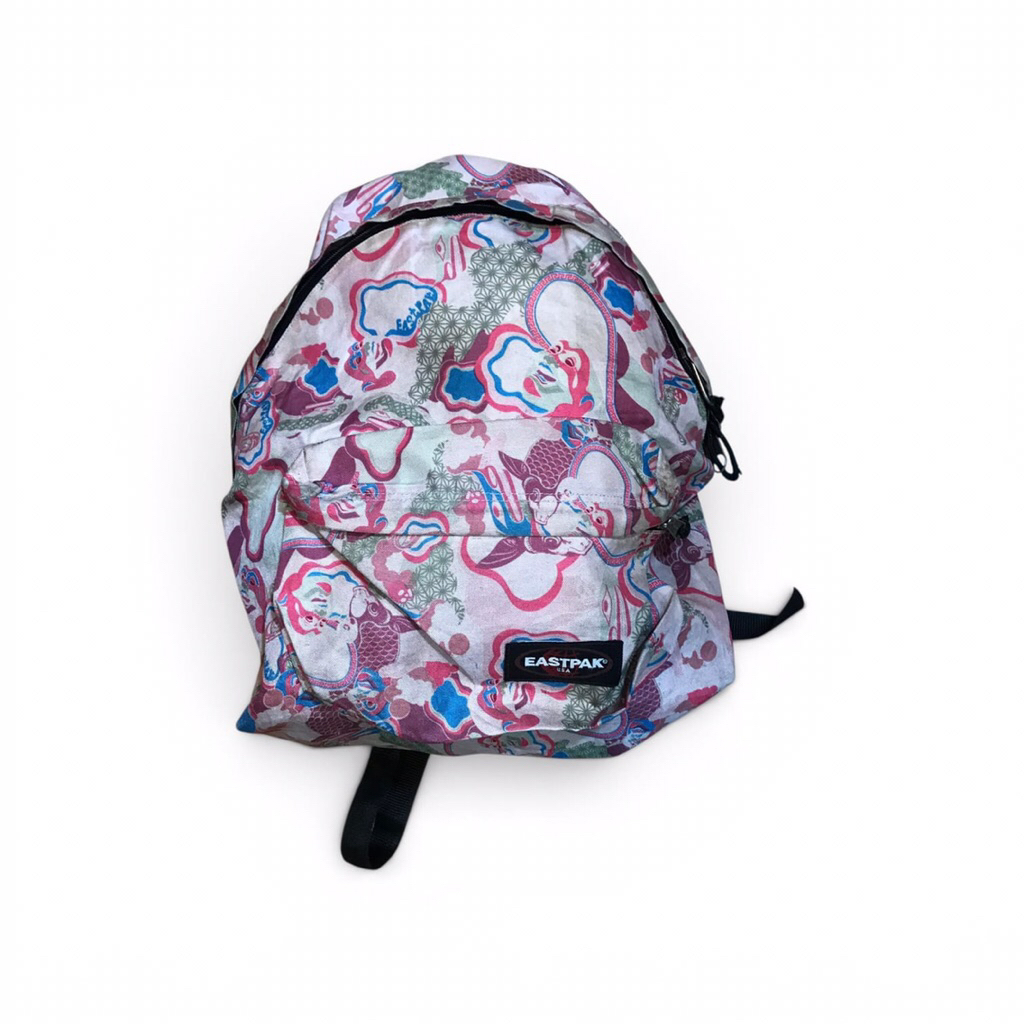 Eastpak Usa EASTPAK Padded PAK’R Vintage Koi Carp Pattern Backpack Satchel Holdall Bag Eastpak vinta