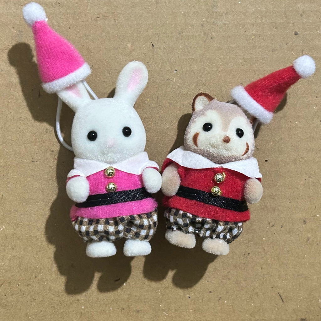 sulipan sylvanian families racoon baby snow rabbit