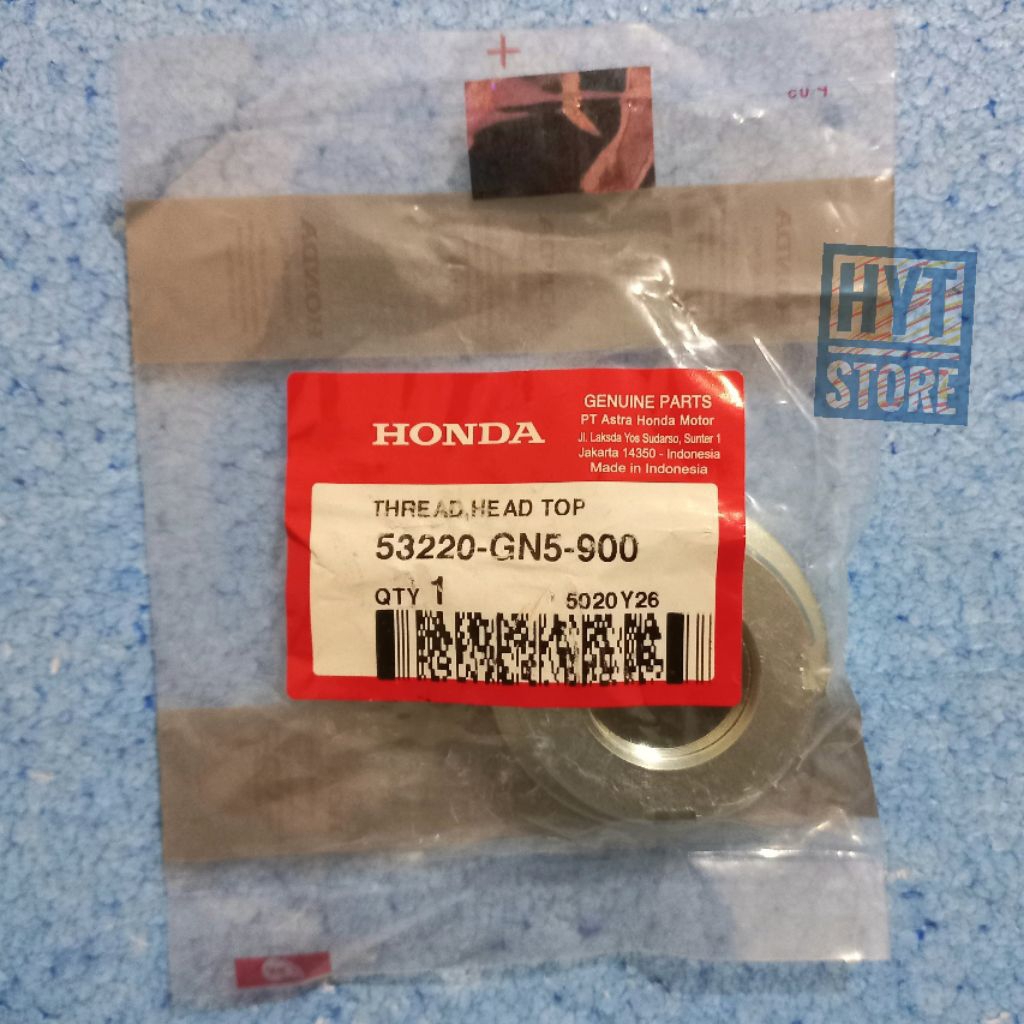 Mur Thread Head Top 53220-GN5-900 Mur Setelan Komstir Beat Genio Karisma Legenda Supra Grand Prima R