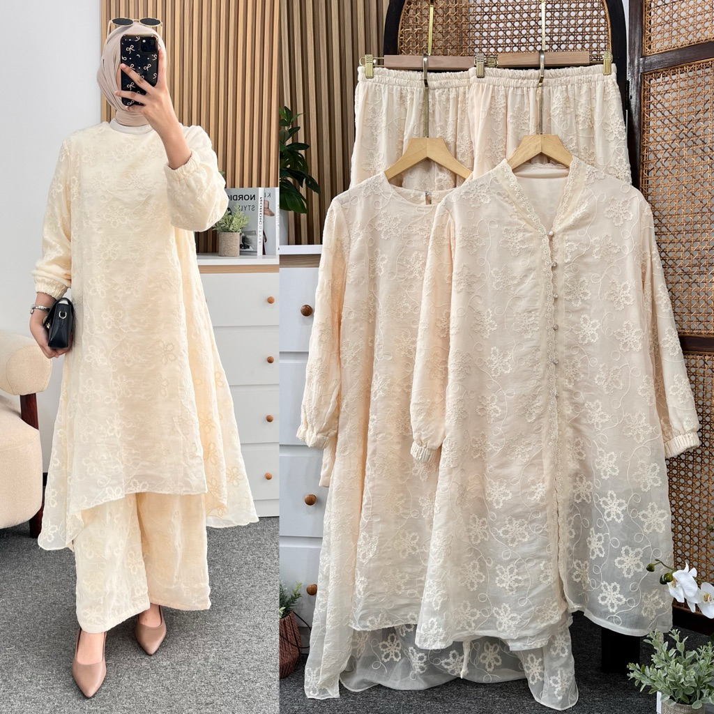 Little butik PAVITA SIGNATURE ONE SET PAO25412 | Setelan celana wanita outfit kondangan