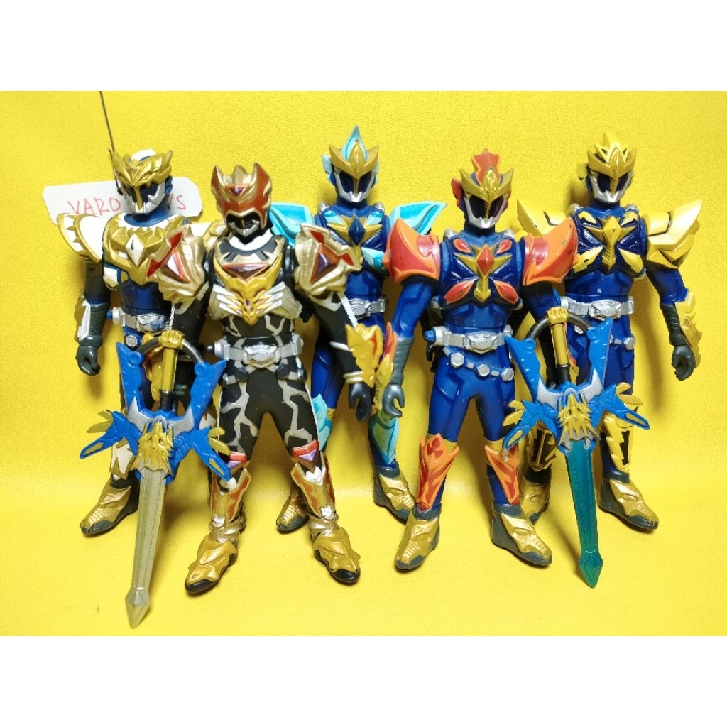 5 pcs Action figure Ryukendo 17cm