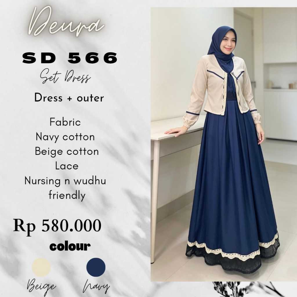 Deura SD 566 / Set Deura / Deura / Gamis Deura