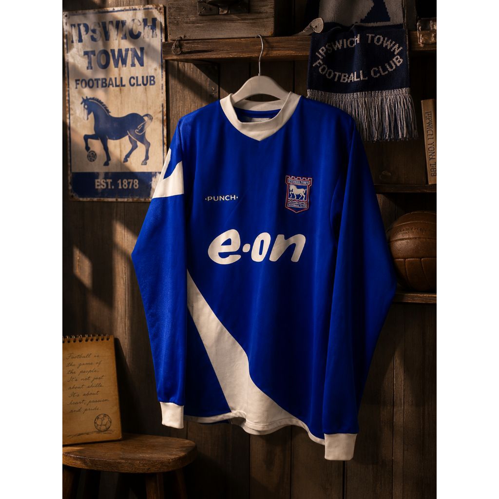 jersey ipswich town 2006 Long Sleeve Vintage