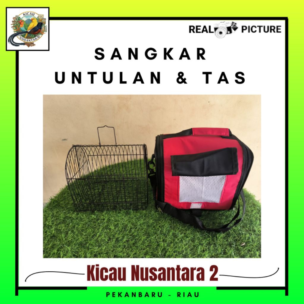 Sangkar & Tas Untulan Besi untuk burung