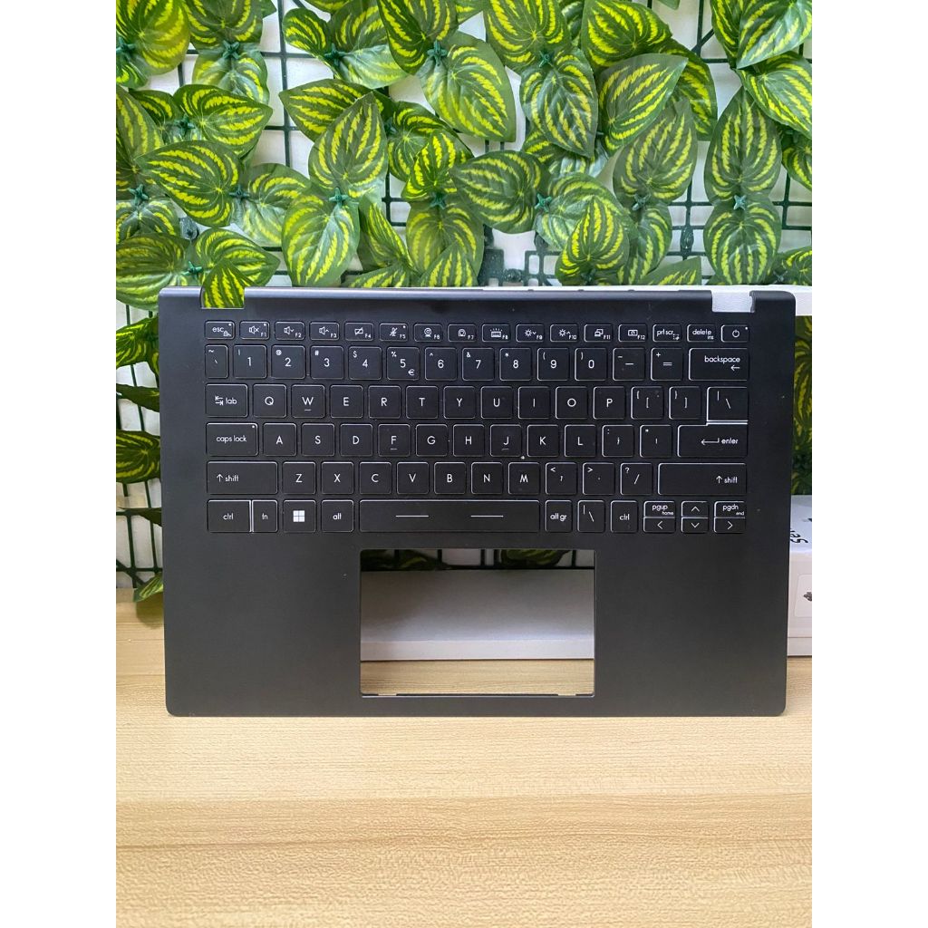 Frame Keyboard Palmrest Casing Keyboard MSI Modern 14 C5M C7M C11M C12M C13M MS 14-JK  Original copo