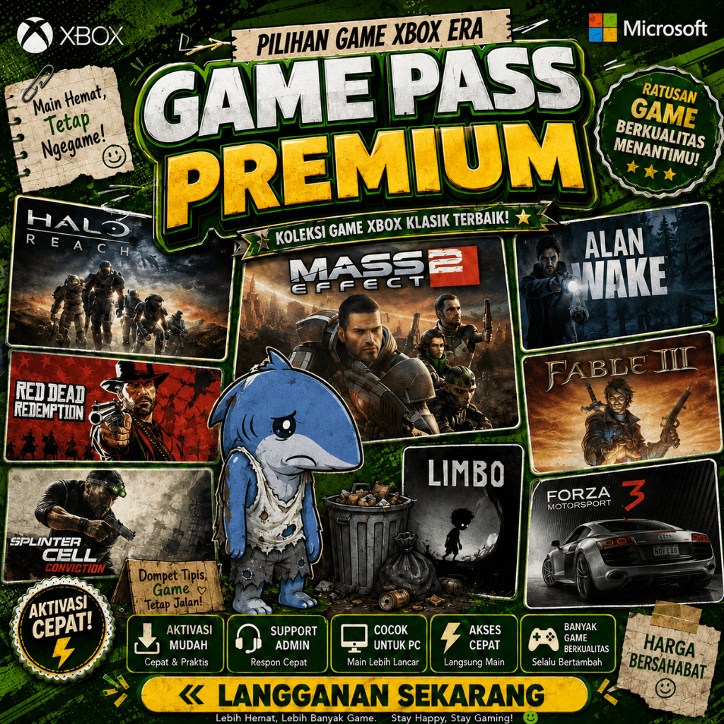 XBOX Gamepass Sharing Original | Microsoft Gamepass Premium | PC Gamepass Premium