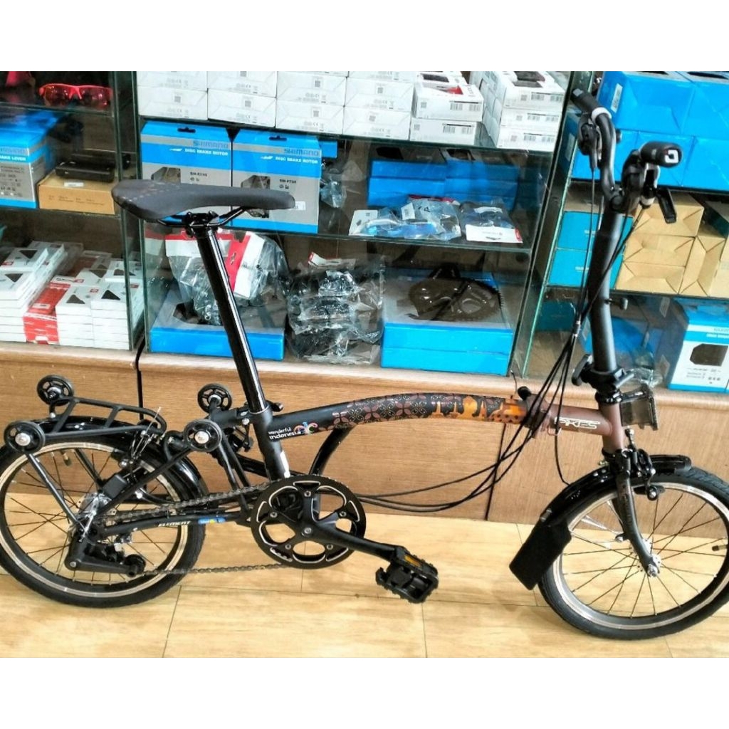SEPEDA LIPAT FOLDING BIKE ELEMENT PIKES CENTRAL JAVA NEW