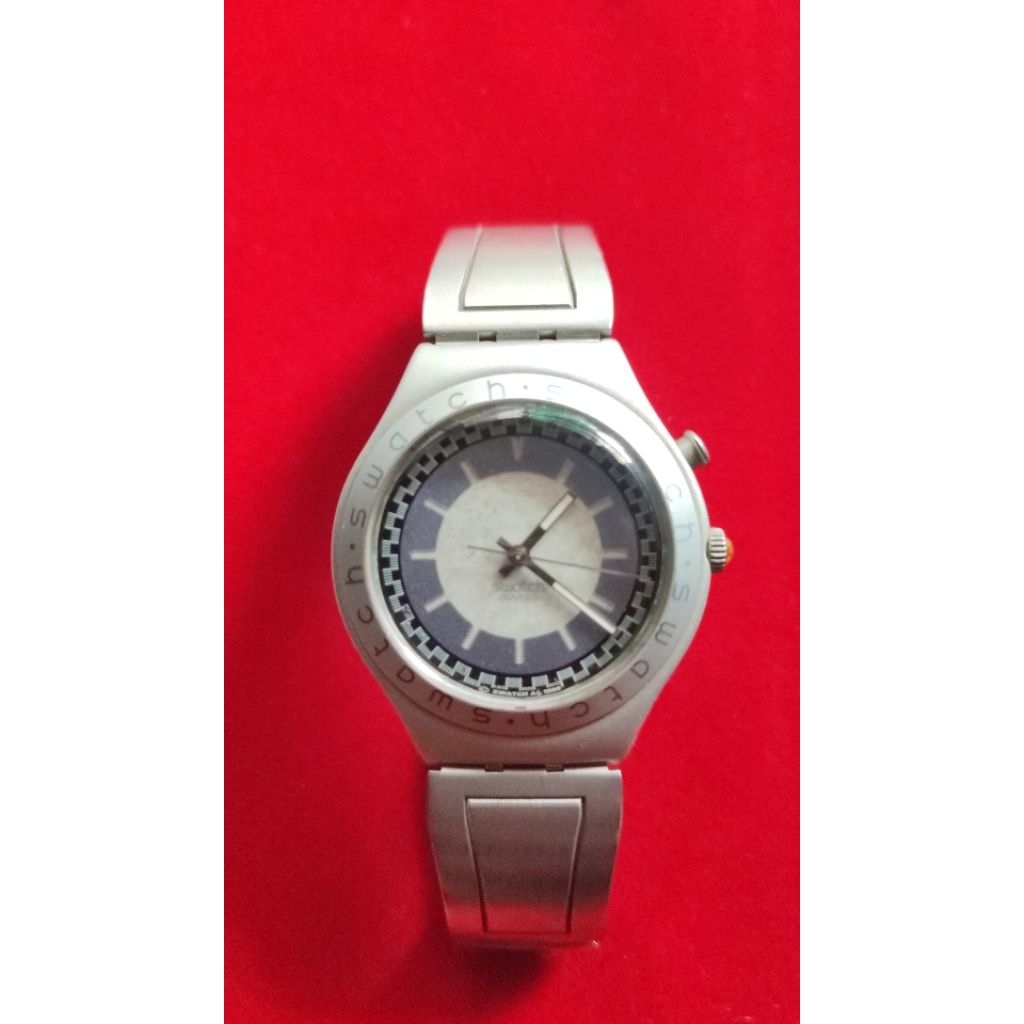 Swatch Irony Alumunium Zebah YGS9000AG