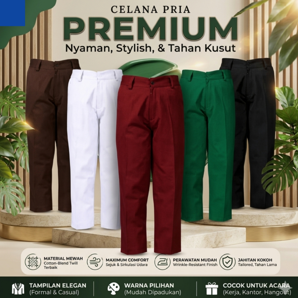 CELANA SERAGAM SD ANAK LAKI LAKI DRILL PREMIUM