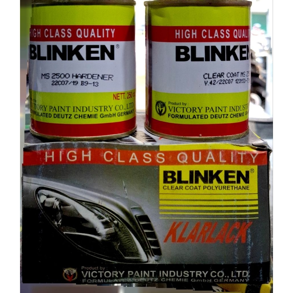 Blinken Lapisan Clear Coat Berkualitas Tinggi untuk Finishing Cat
