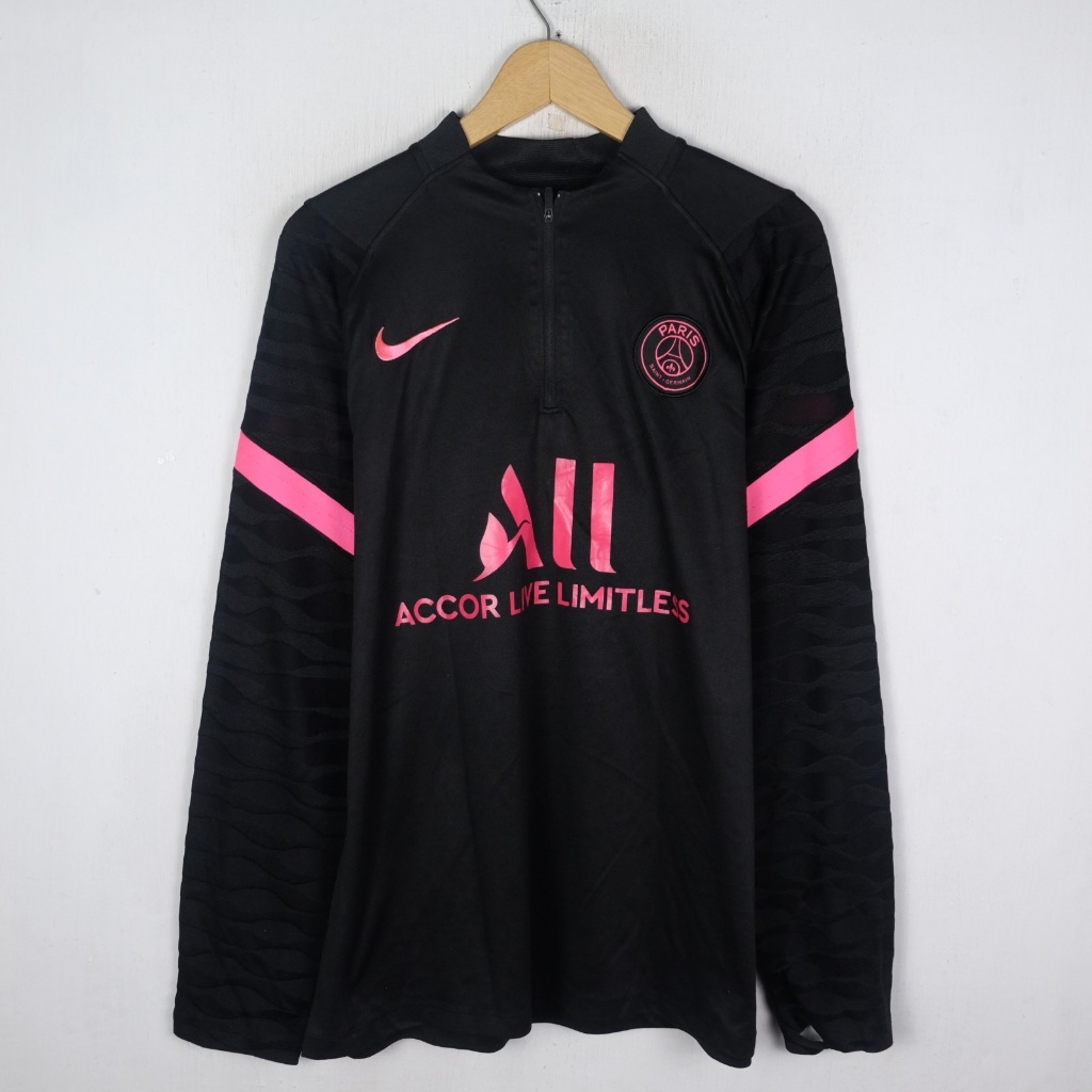 KAOS LENGAN PANJANG NAIKI PSG JERSEY LONG SLEEVE TSHIRT LS15 SIZE XL FIT L