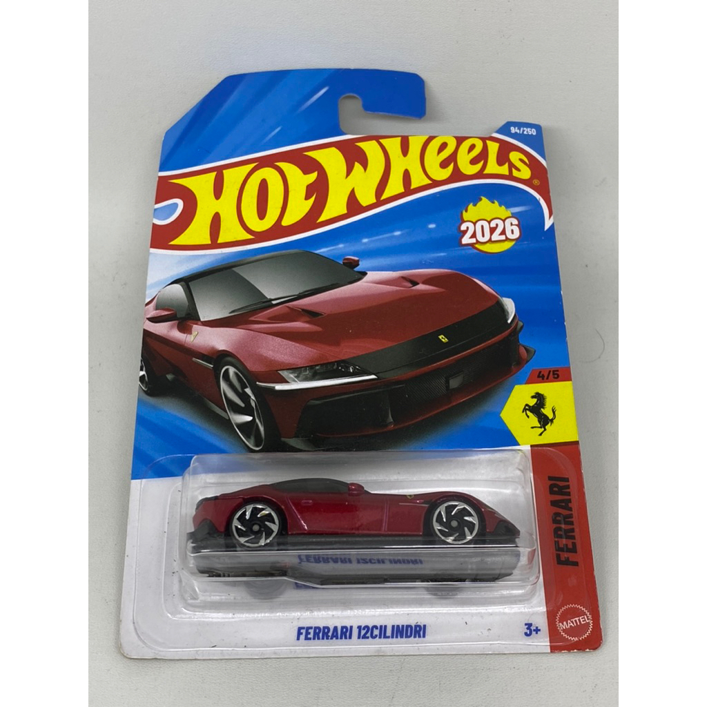 Hotwheels Ferrari 12Cilindri Red Reguler