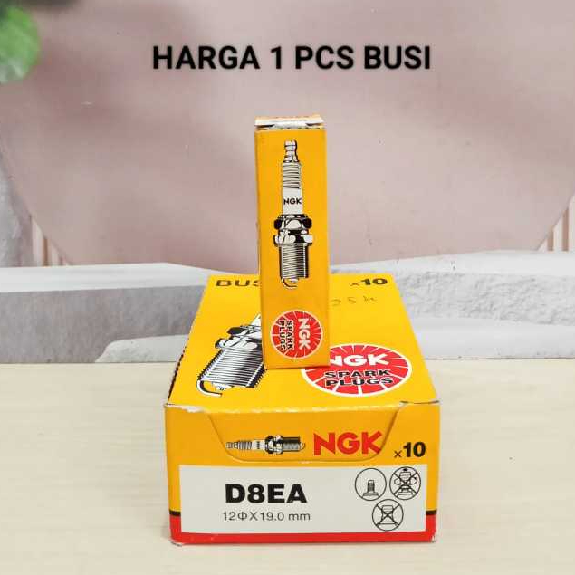 Busi Motor NGK GL, GL Pro, Megapro, Tiger, Thunder D8EA ORI ASLI 100 % - 1 PCS