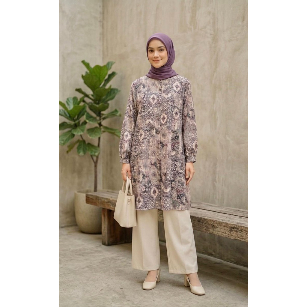 TUNIK JASMINE PREMIUM JULIYA SILK CRESPO PRINT PREMIUM ARMANY SILKY OPNESEL BY KAMARI