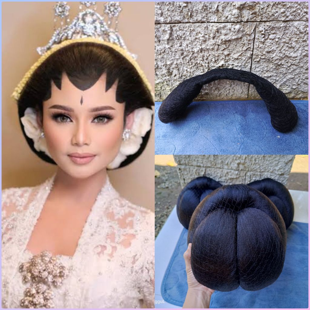 Set Sanggul Tekuk Jawa dan Subal Solo untuk Pengantin