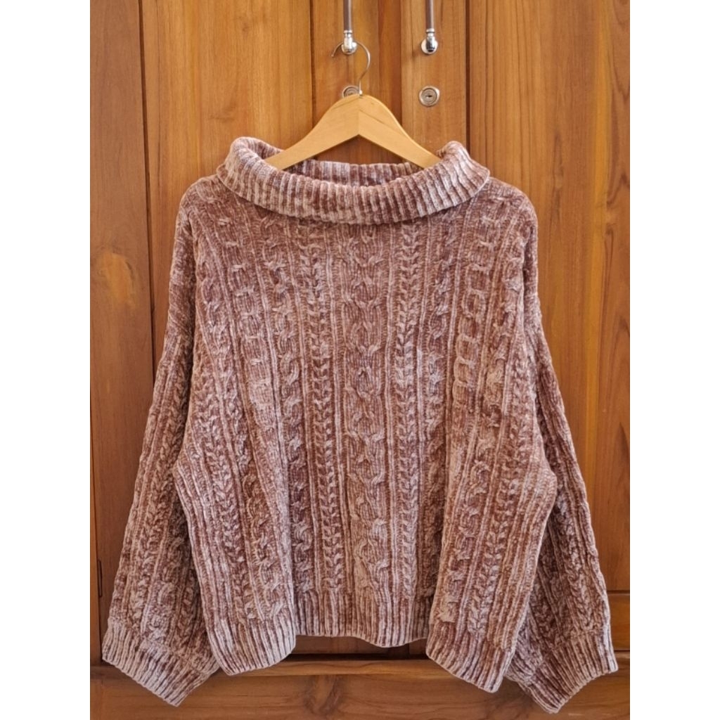 Sweater Rajut Velvet