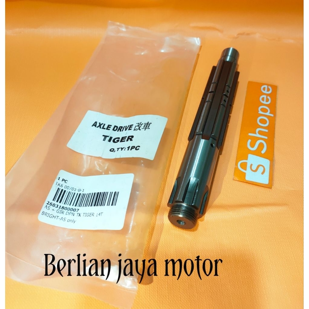As Gier gir depan model panjang TK Racing buat motor Tiger