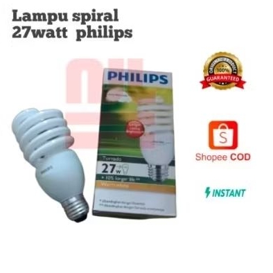 lampu tornado philips 27 watt