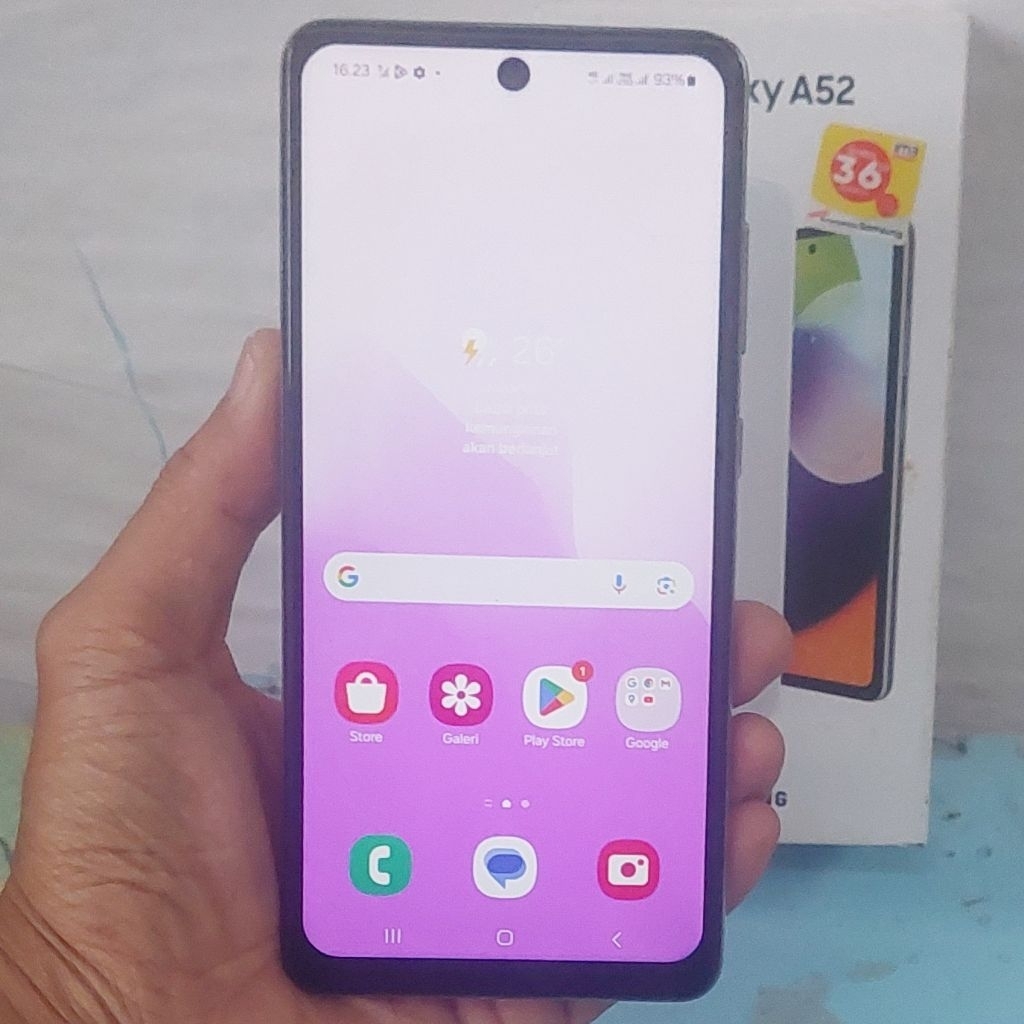 Handphone Hp Samsung Galaxy A52 Second Ram 8/256 GB NFC Eks Resmi Sein