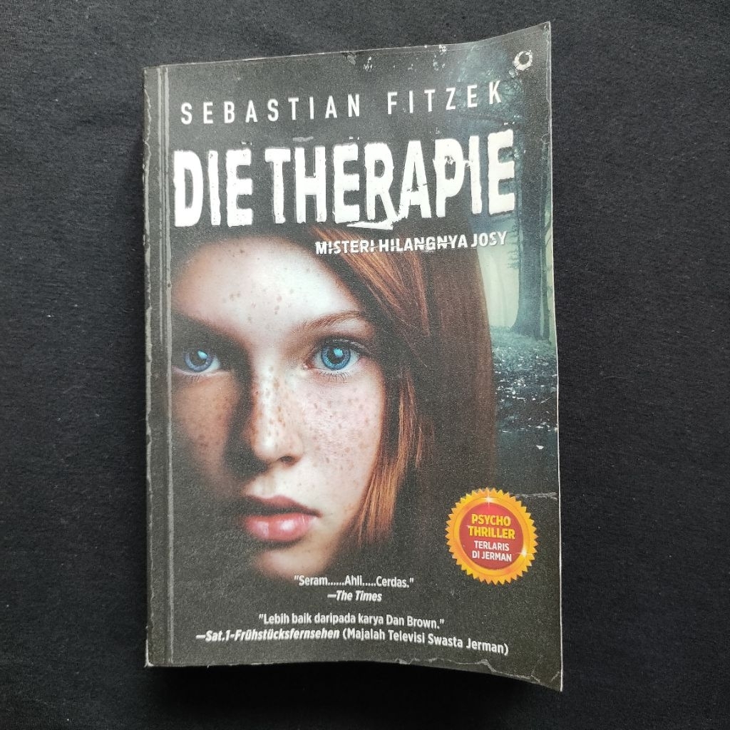Buku/Novel Bekas Original "Die Therapie" Sebastian Fitzek