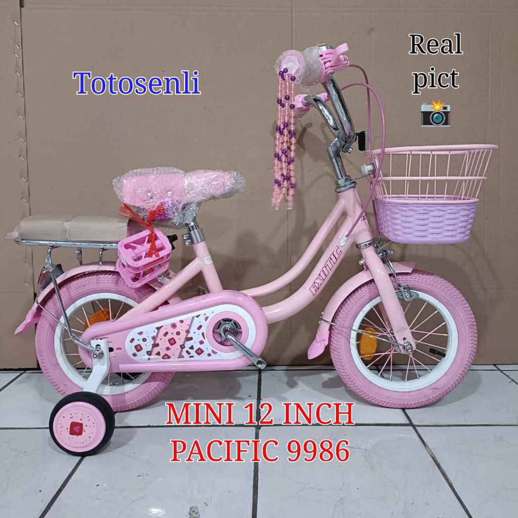 sepeda anak mini 12 inch exotic 9986 vt sepeda anak perempuan mini 12 inch