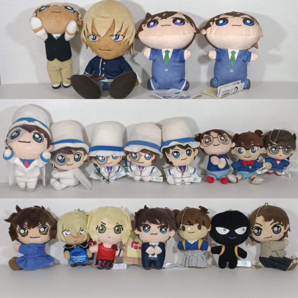 Kaito Kid Boneka Detective Conan Ganci Anime Plush [Pengiriman Weekend]