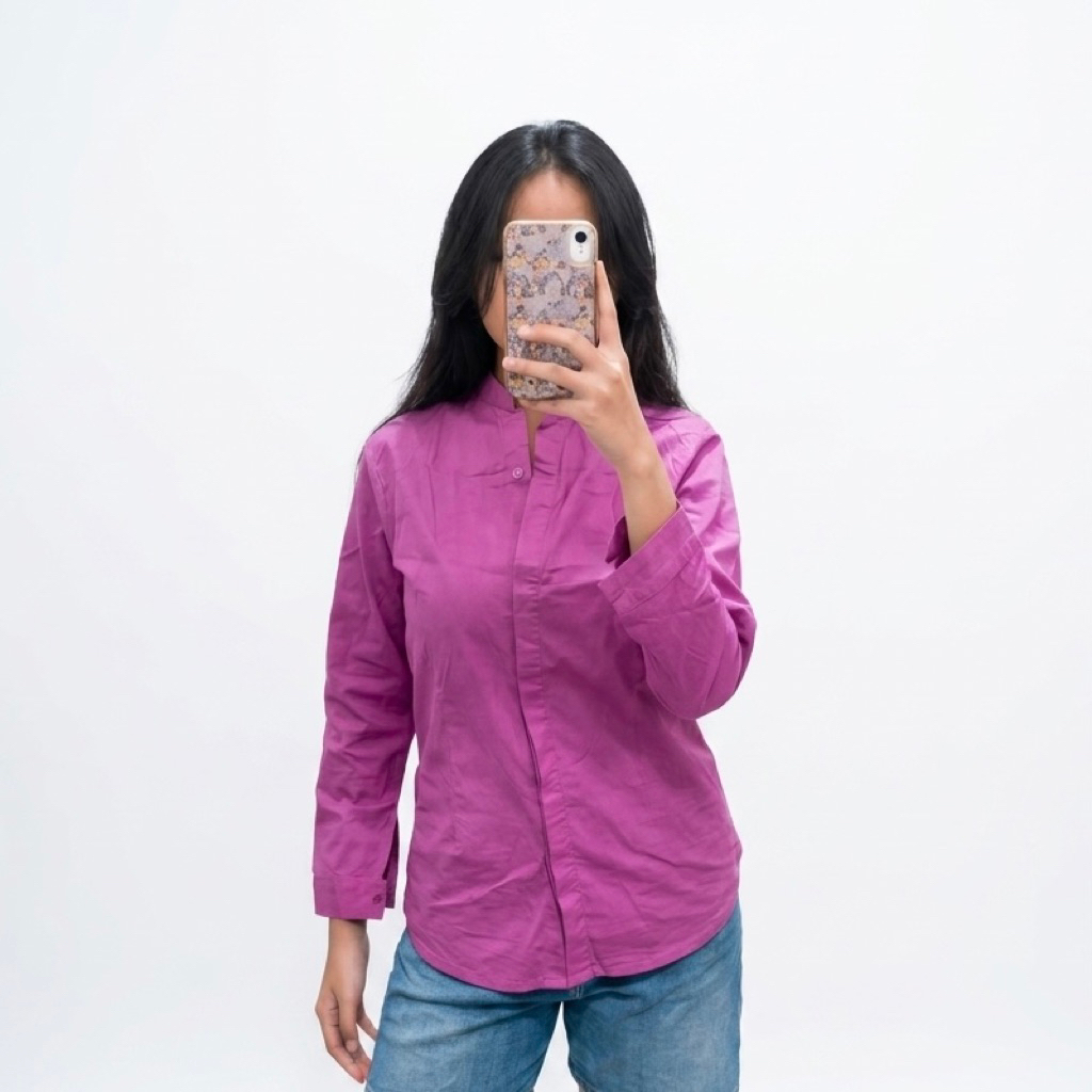 kemeja ungu [preloved]