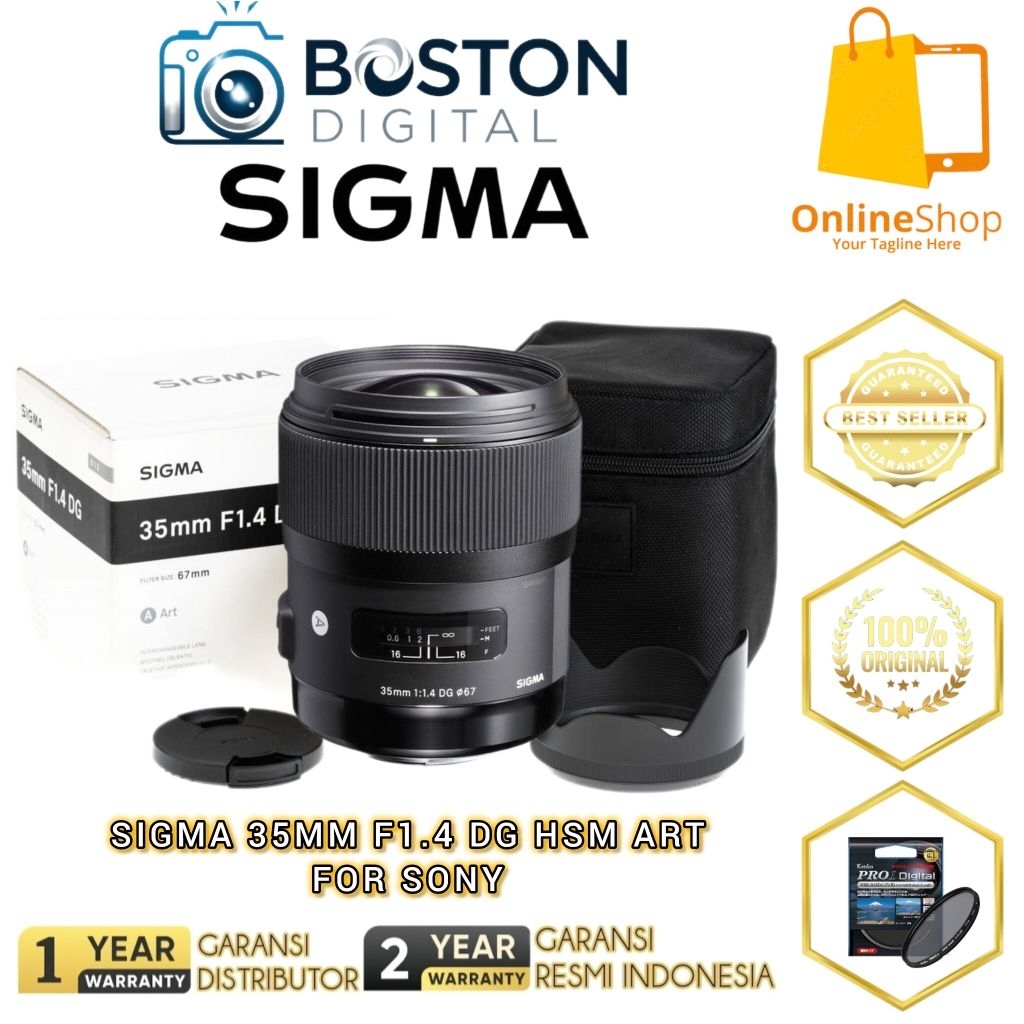 SIGMA 35MM F1.4 ART DG HSM FOR SONY / LENSA SIGMA 35MM DG HSM