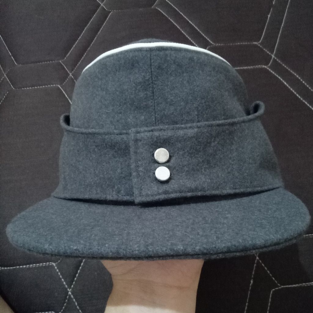 Topi tentara M43 officer Jerman ww2 wol abu