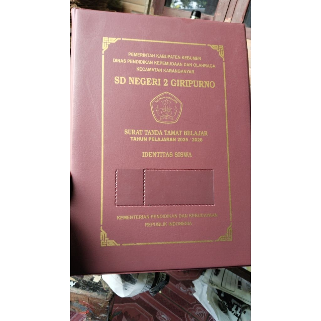 Map Rapot Ijazah Sablon Ase Tebal