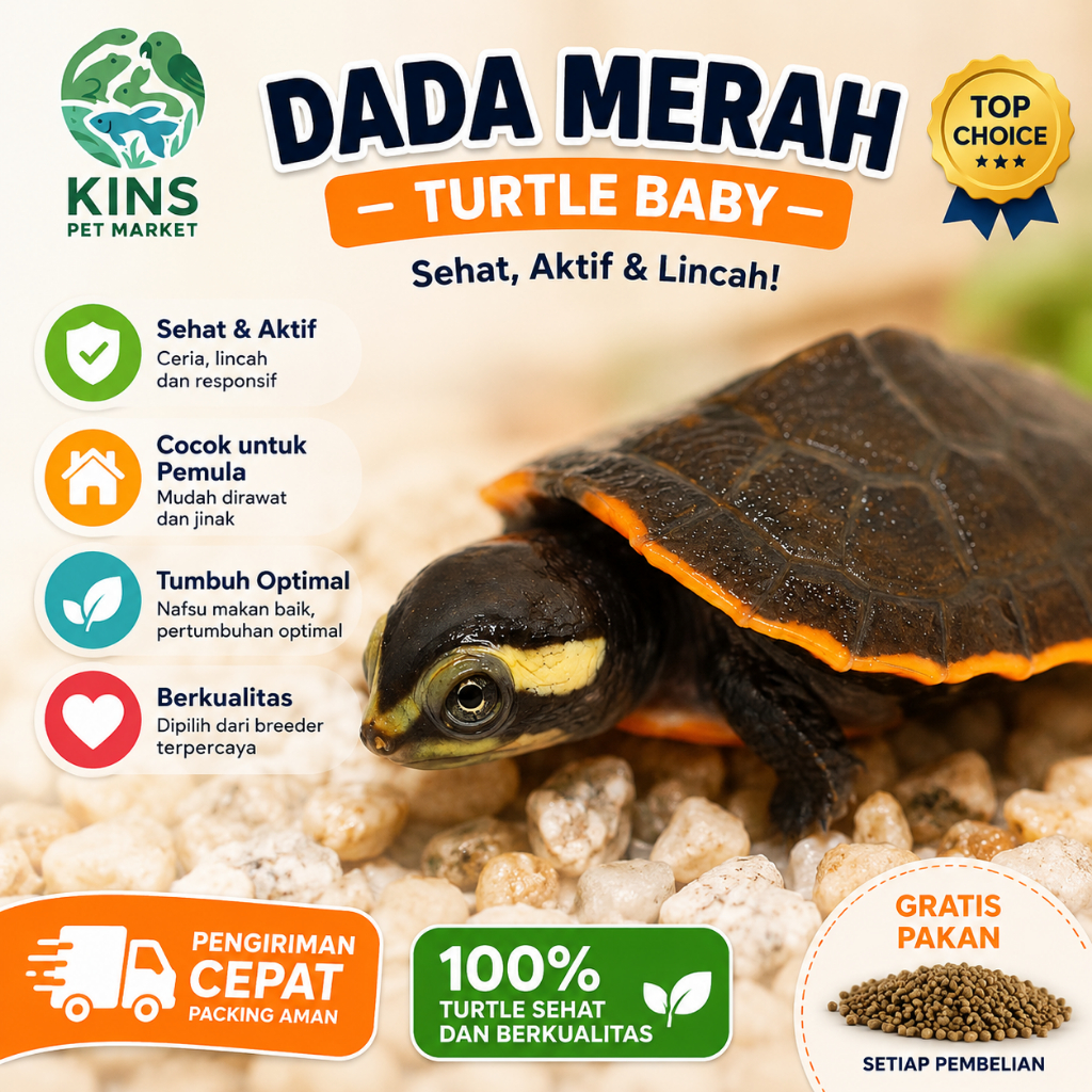 KURA AIR KURA KURA DADA MERAH (DAMER) - KURA KURA LUCU IMUT UKURAN 3CM INSTANT