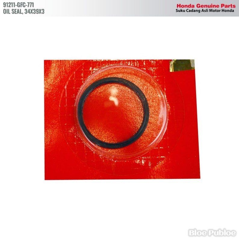 Seal Puly Belakang Honda Revo Techno AT - 91211GFC771 - OIL SEAL, 34X39X3