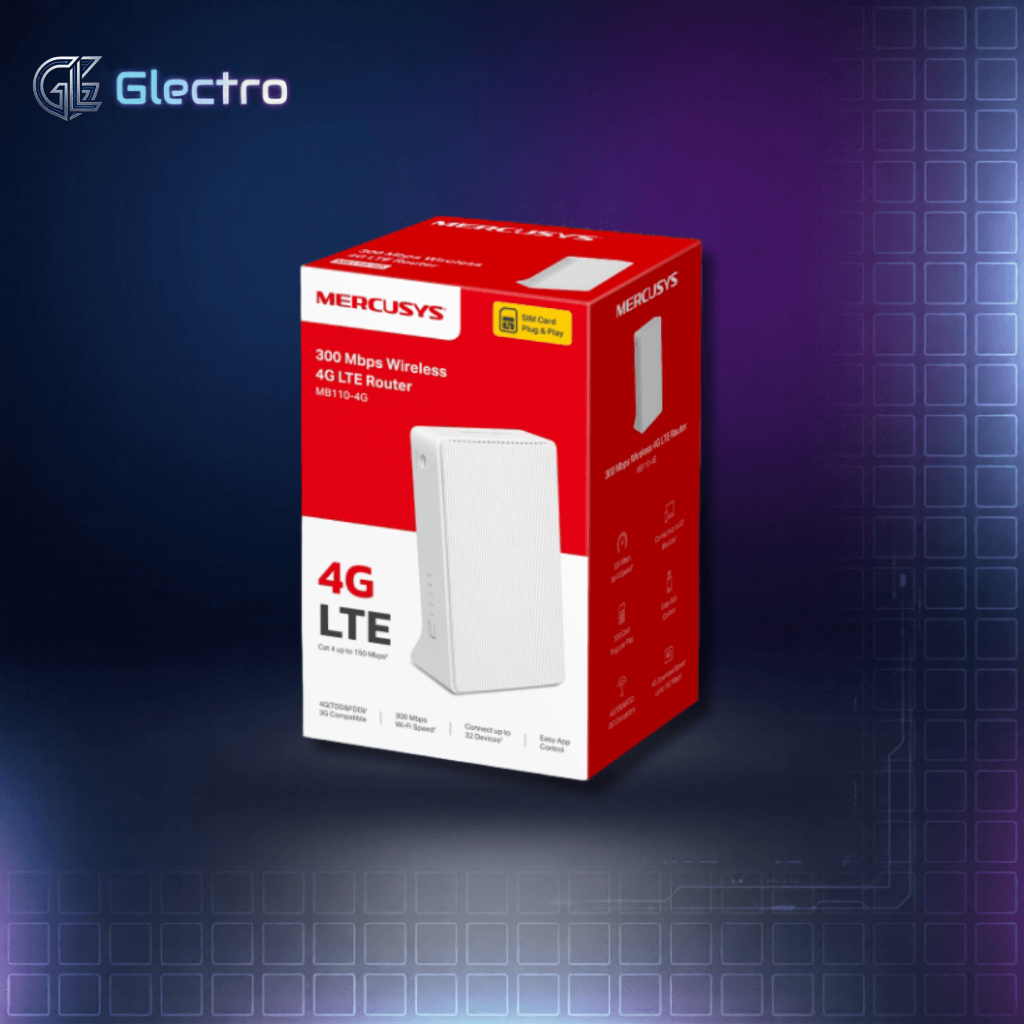 MERCUSYS MB110-4G 300Mbps 4G LTE MODEM WIRELESS N ROUTER - Second Normal Test