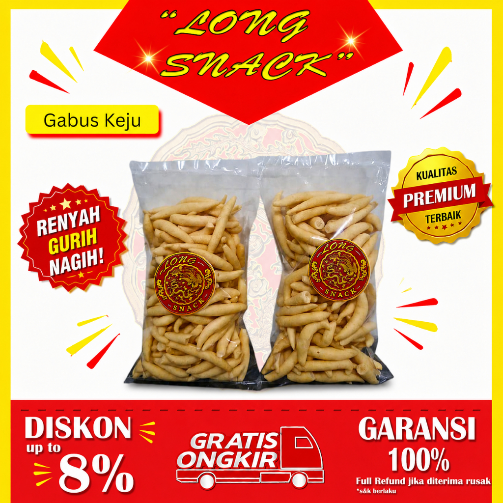 Cemilan Telur Gabus Keju, Snack Telur Gabus Gurih, Renyah 100% Halal