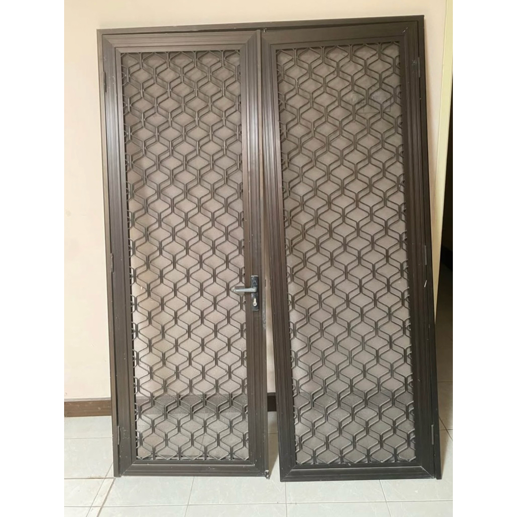 Pontianak only Pintu tralis besi kawat ventilasi kasa anti nyamuk expanda exona aluminium kusen beka
