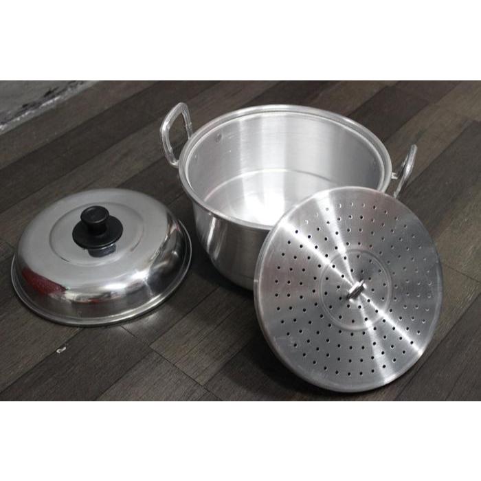 PROMO panci DANDANG steamer tutup set 20CM jawa masak air serbaguna kukus