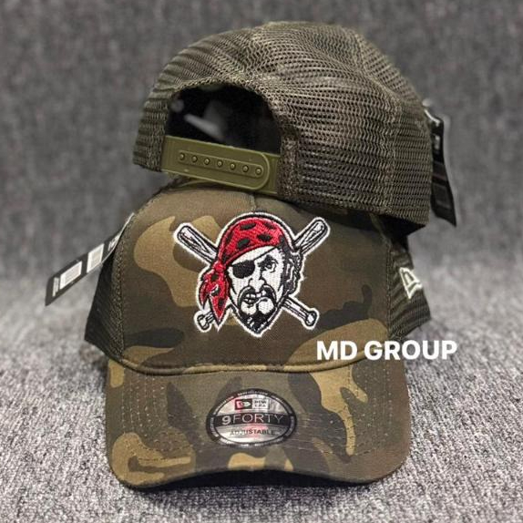Topi Baseball New Era Jaring Truckers Material Soft Catton Distro Caps Captain Komando Kopasus kekin