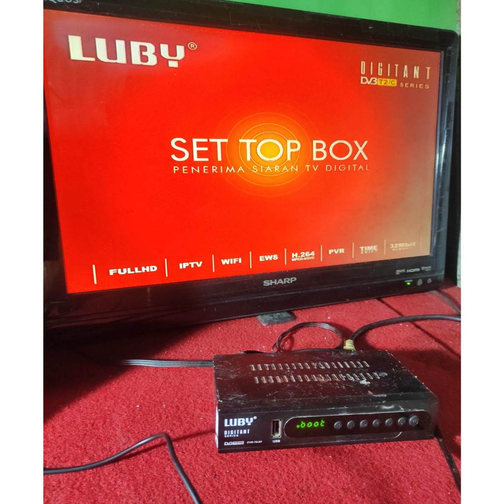 Set top box second normal , stb bekas normal , tv digital
