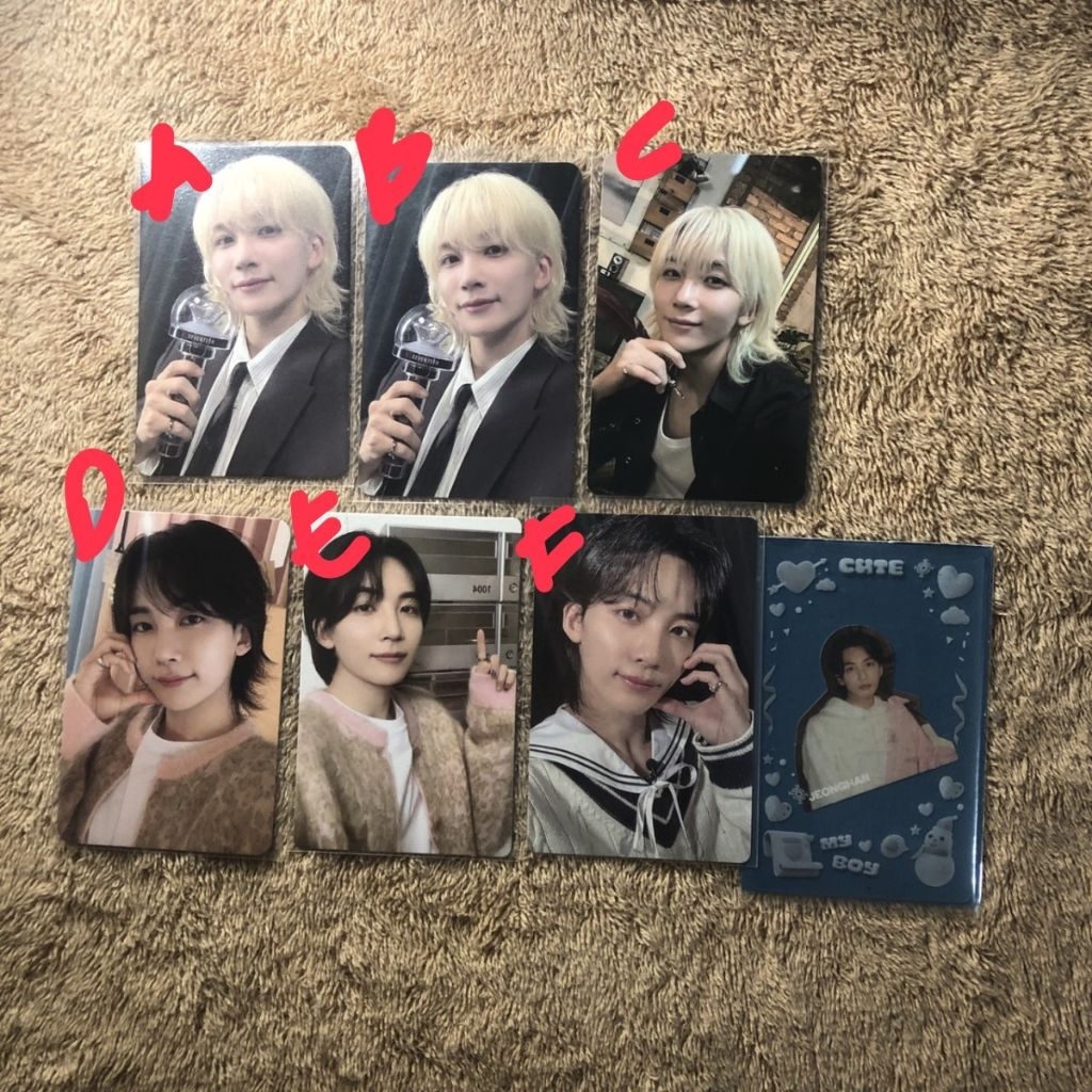 [READY] PHOTOCARD SEVENTEEN CARATZONE RIGHT HERE JEONGHAN POB Spill The Feels YZY fansign Caratland 