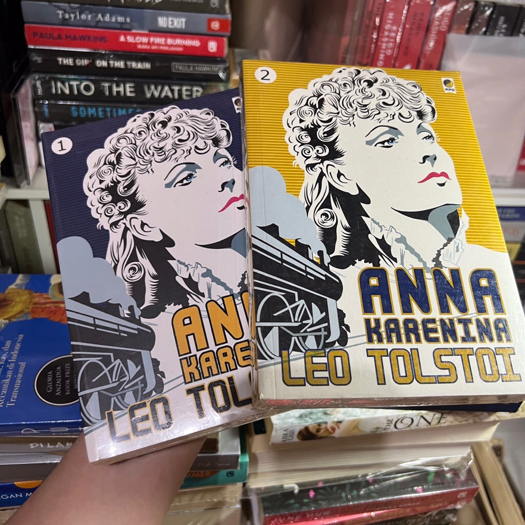 anna karenina 1&2 leo tolstoi buku novel new sealed preloved
